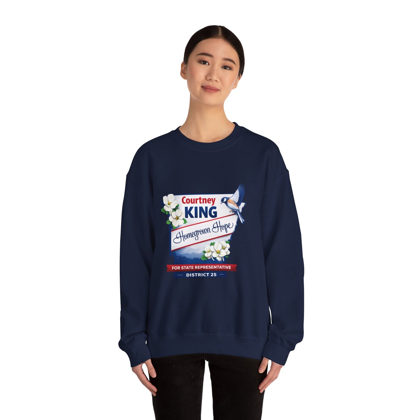HomeGrown Hope: CKing4AR Unisex Heavy Blend™ Crewneck Sweatshirt
