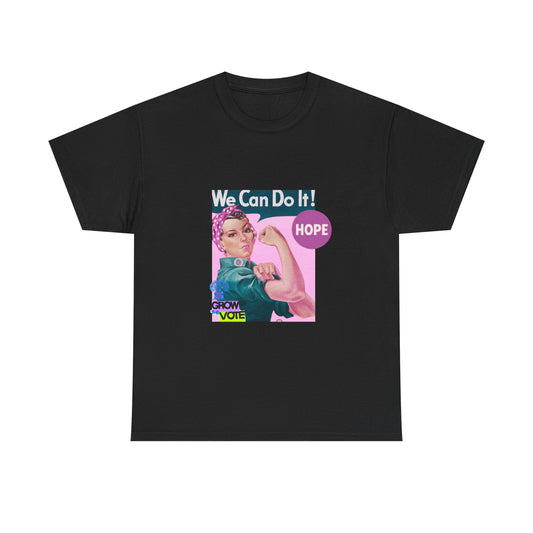 Grow the Vote: We can do it! Unisex Heavy Cotton Tee