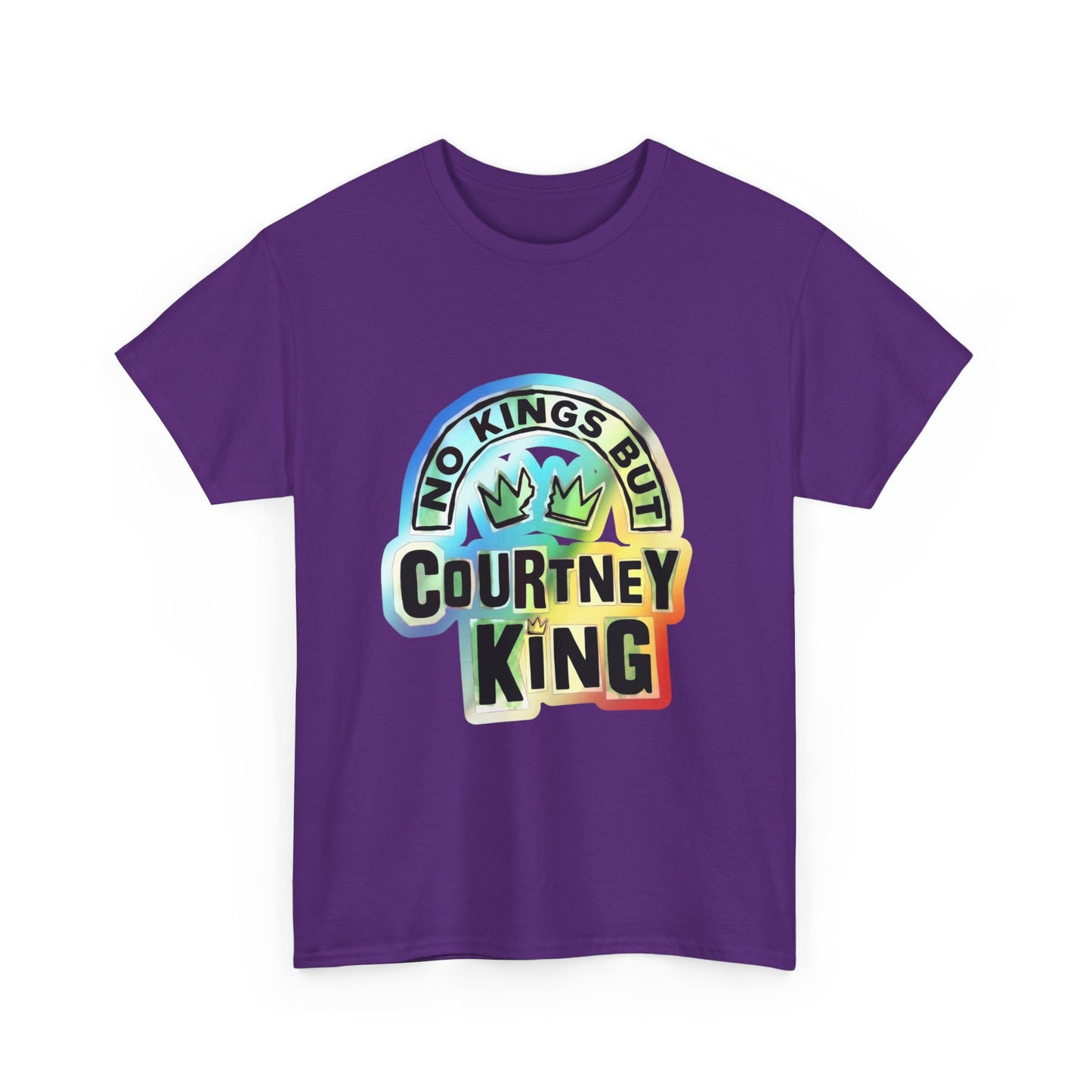 Unisex Heavy Cotton Tee No Kings but Courtney King