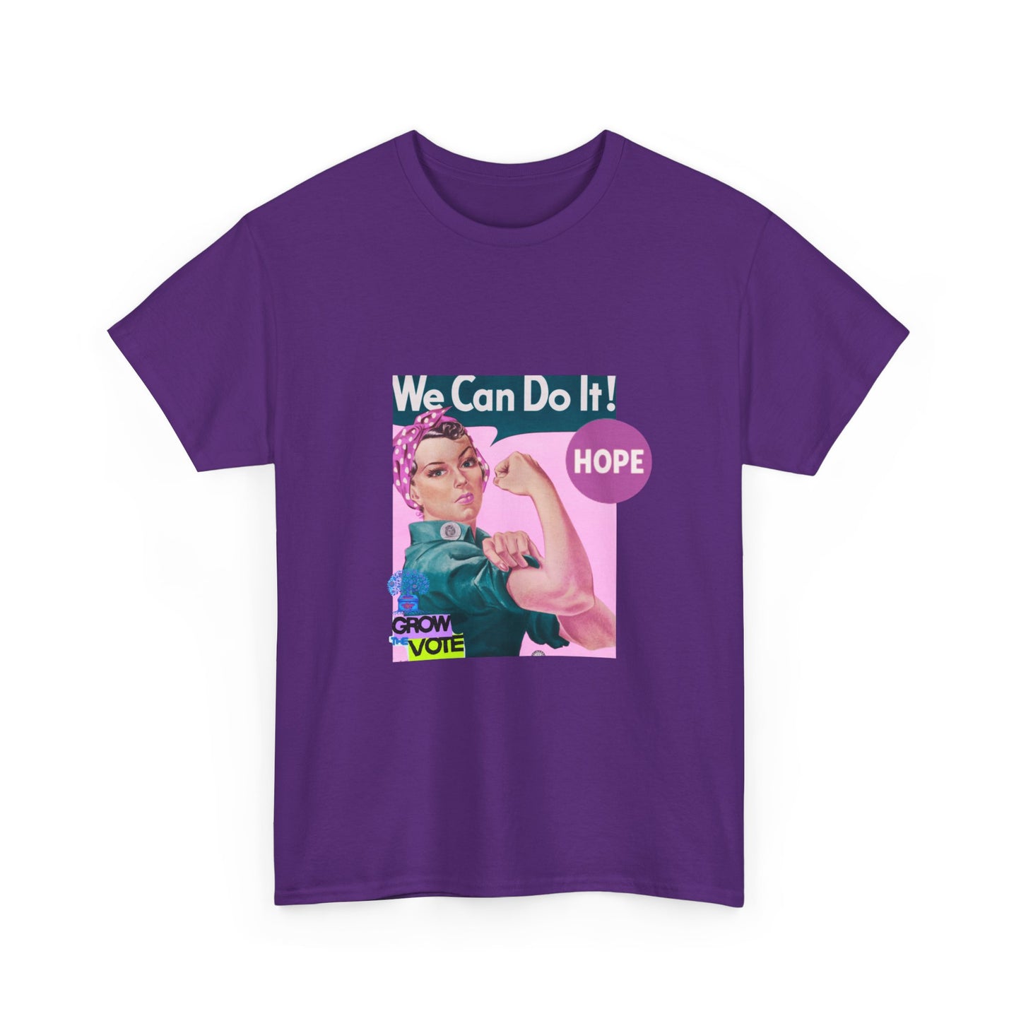Grow the Vote: We can do it! Unisex Heavy Cotton Tee