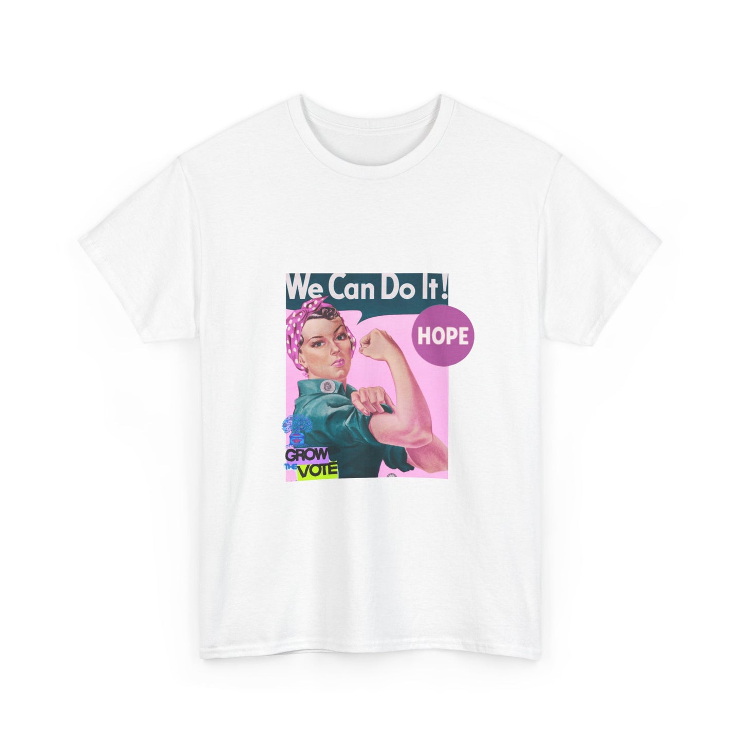 Grow the Vote: We can do it! Unisex Heavy Cotton Tee