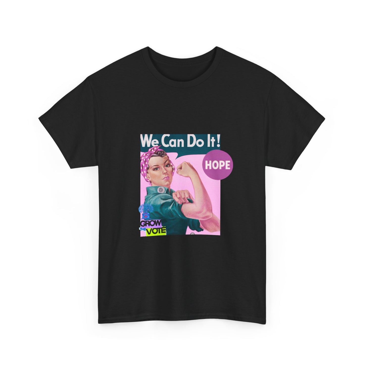 Grow the Vote: We can do it! Unisex Heavy Cotton Tee