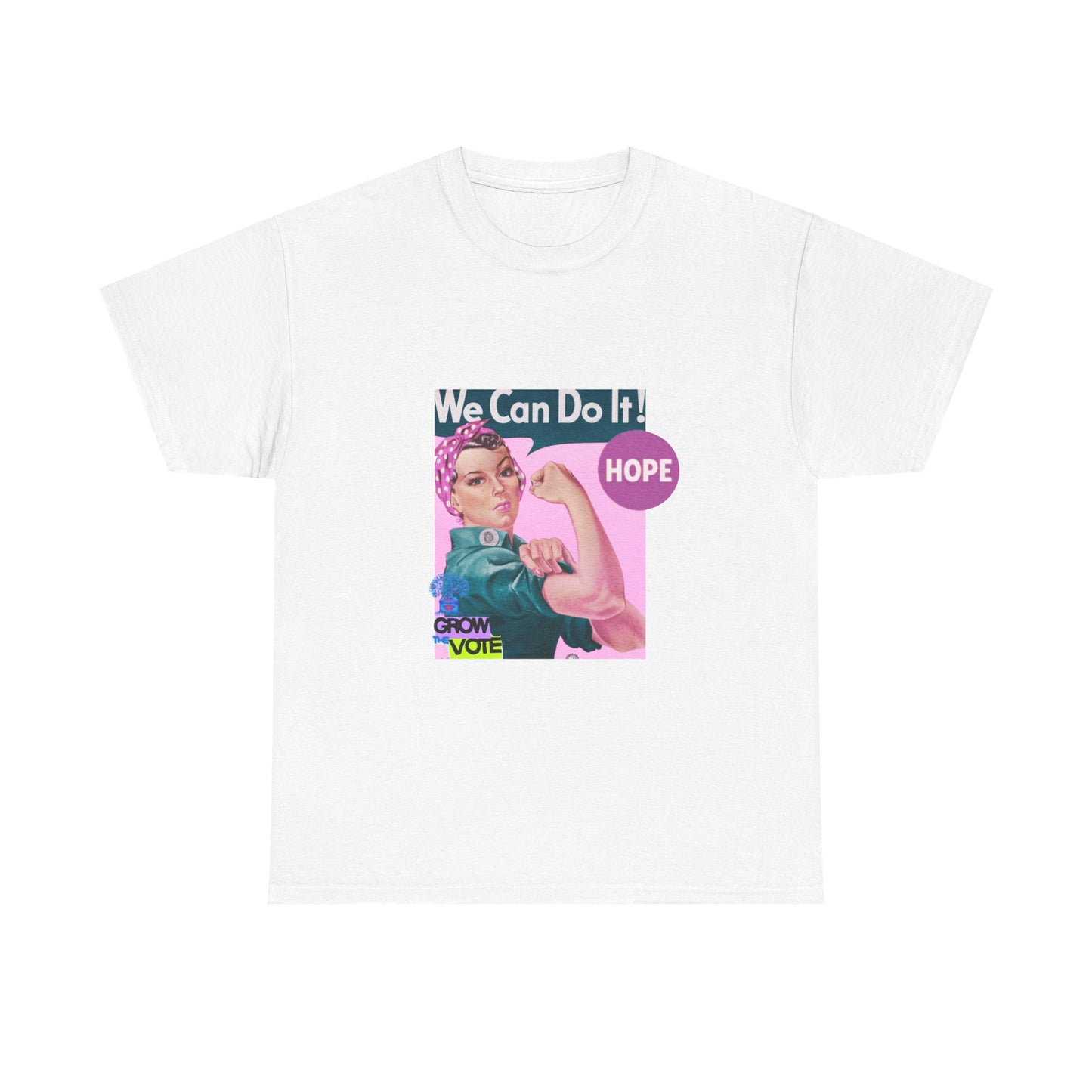 Grow the Vote: We can do it! Unisex Heavy Cotton Tee