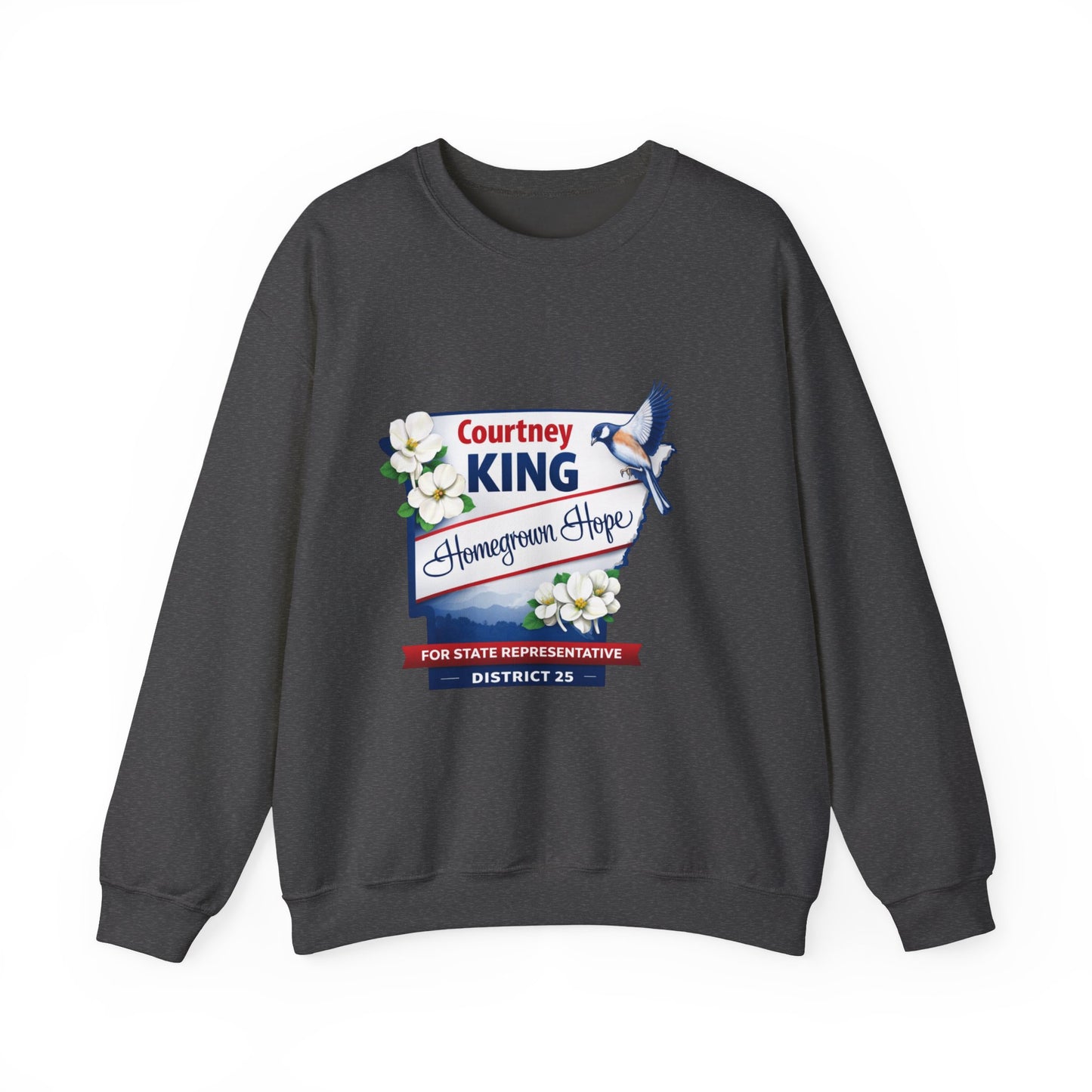 HomeGrown Hope: CKing4AR Unisex Heavy Blend™ Crewneck Sweatshirt