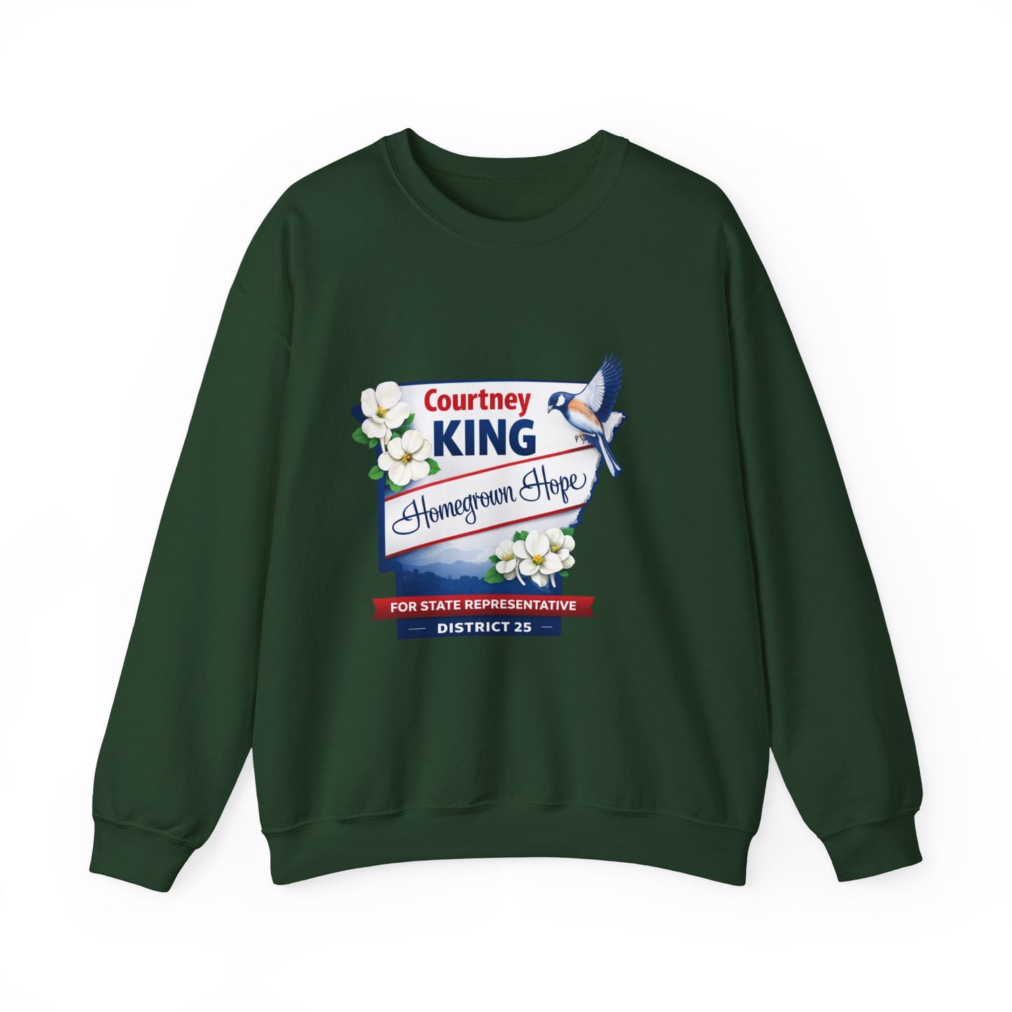 HomeGrown Hope: CKing4AR Unisex Heavy Blend™ Crewneck Sweatshirt