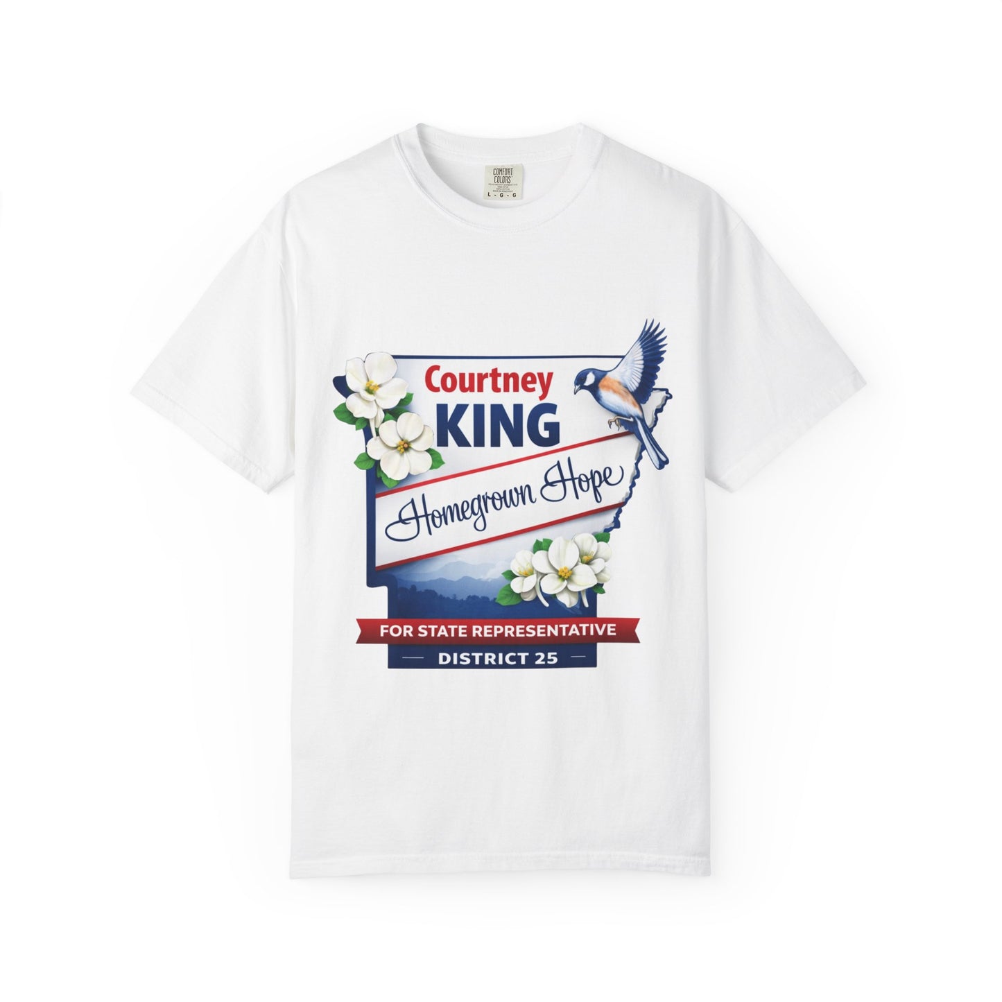 Unisex Garment-Dyed T-shirt HomeGrown Hope: CKing4AR