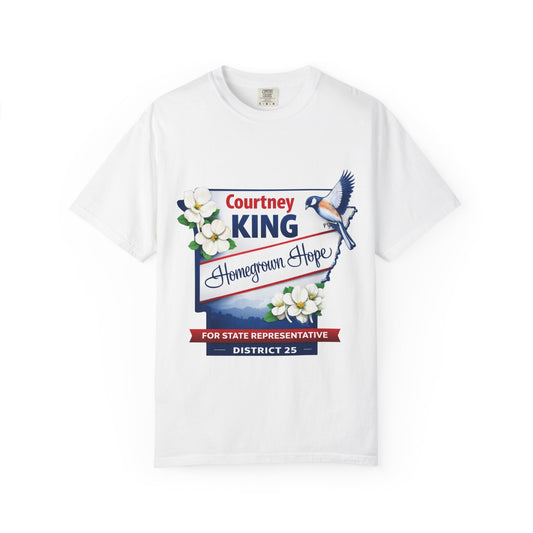 Unisex Garment-Dyed T-shirt HomeGrown Hope: CKing4AR