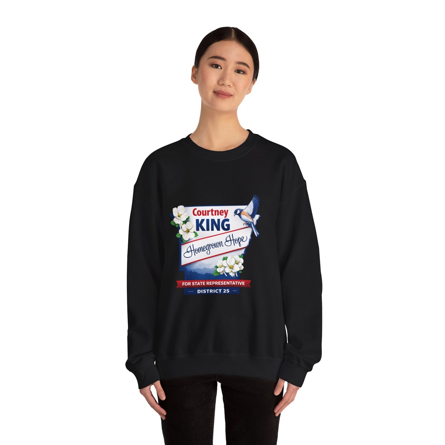 HomeGrown Hope: CKing4AR Unisex Heavy Blend™ Crewneck Sweatshirt