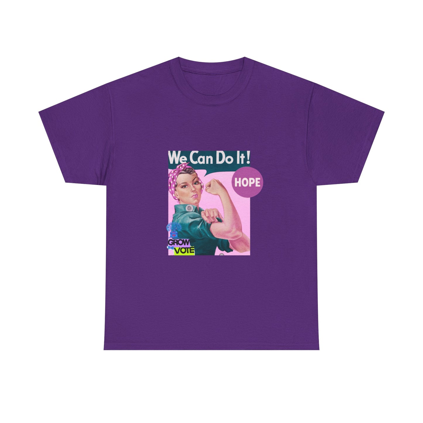 Grow the Vote: We can do it! Unisex Heavy Cotton Tee