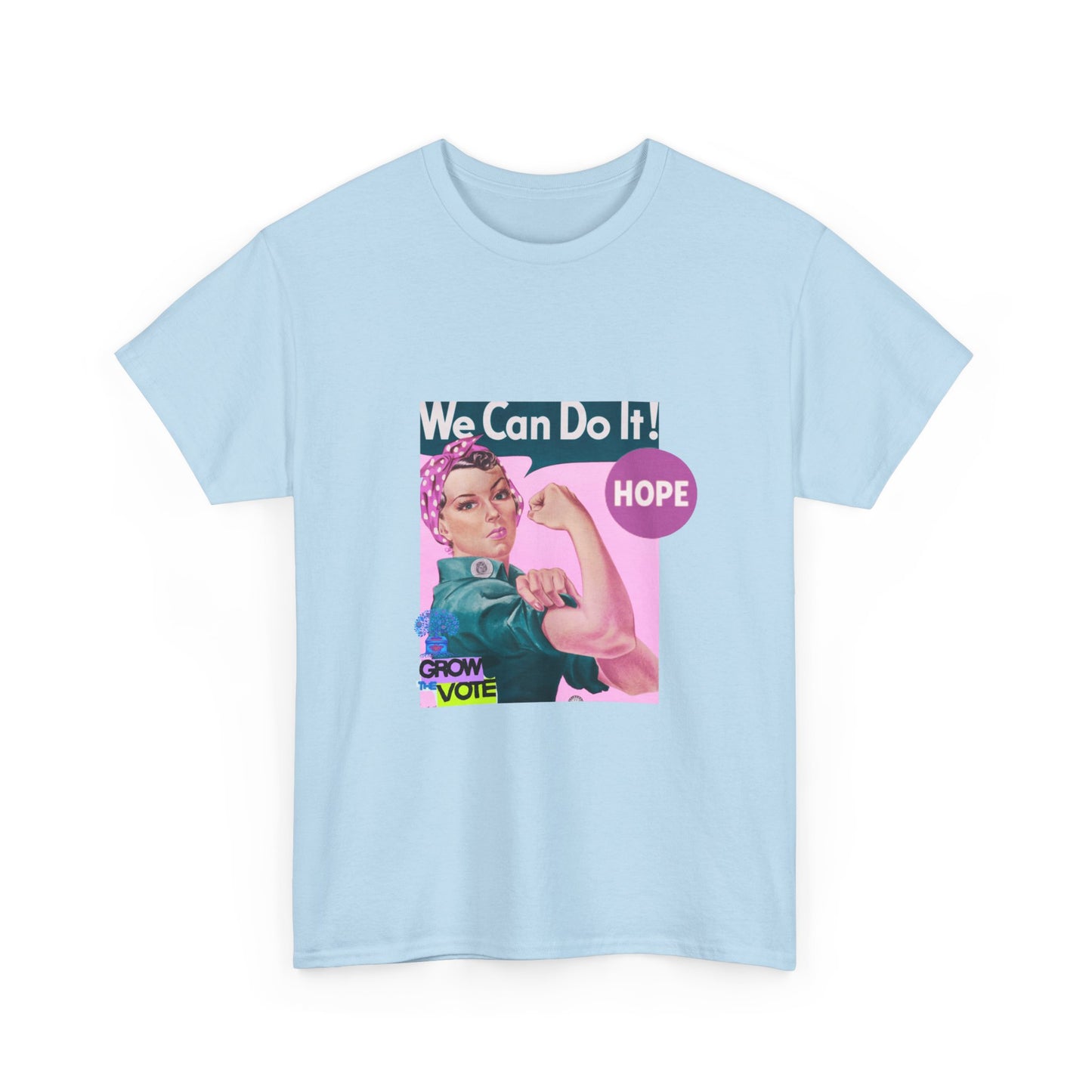 Grow the Vote: We can do it! Unisex Heavy Cotton Tee