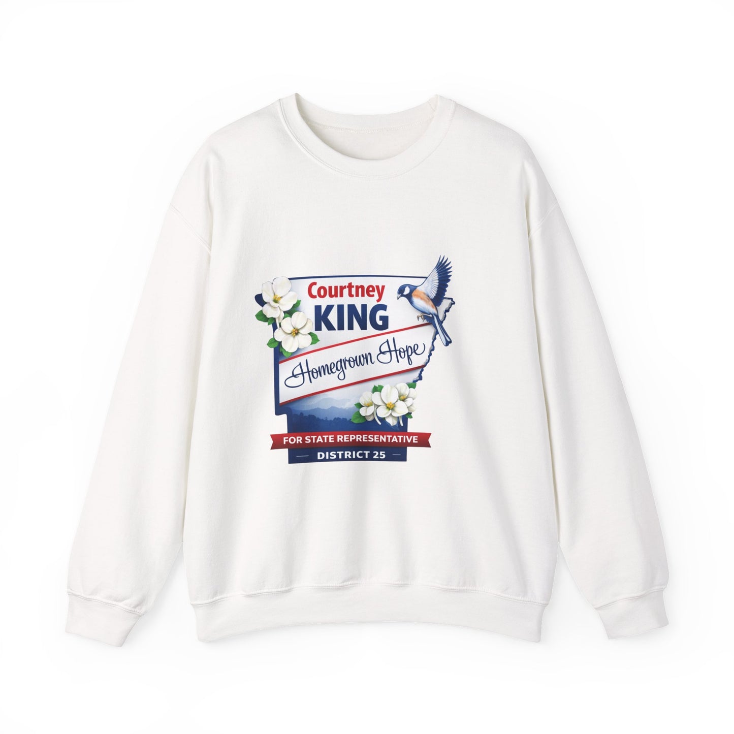 HomeGrown Hope: CKing4AR Unisex Heavy Blend™ Crewneck Sweatshirt