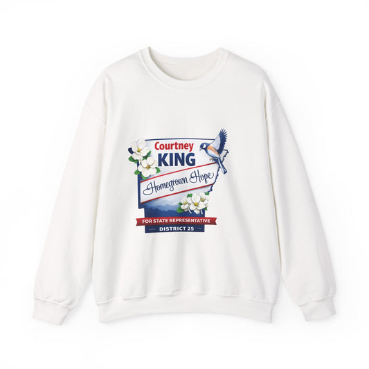 HomeGrown Hope: CKing4AR Unisex Heavy Blend™ Crewneck Sweatshirt