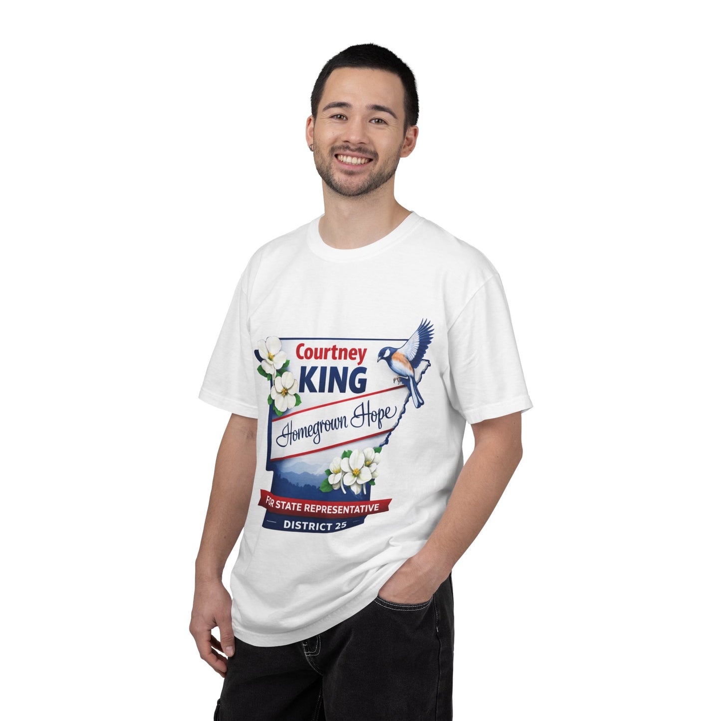 Unisex Garment-Dyed T-shirt HomeGrown Hope: CKing4AR
