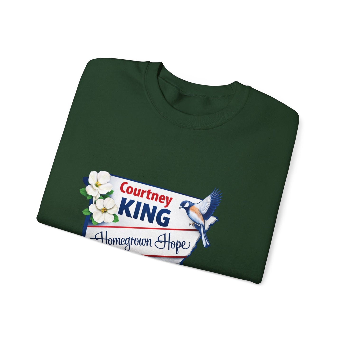 HomeGrown Hope: CKing4AR Unisex Heavy Blend™ Crewneck Sweatshirt